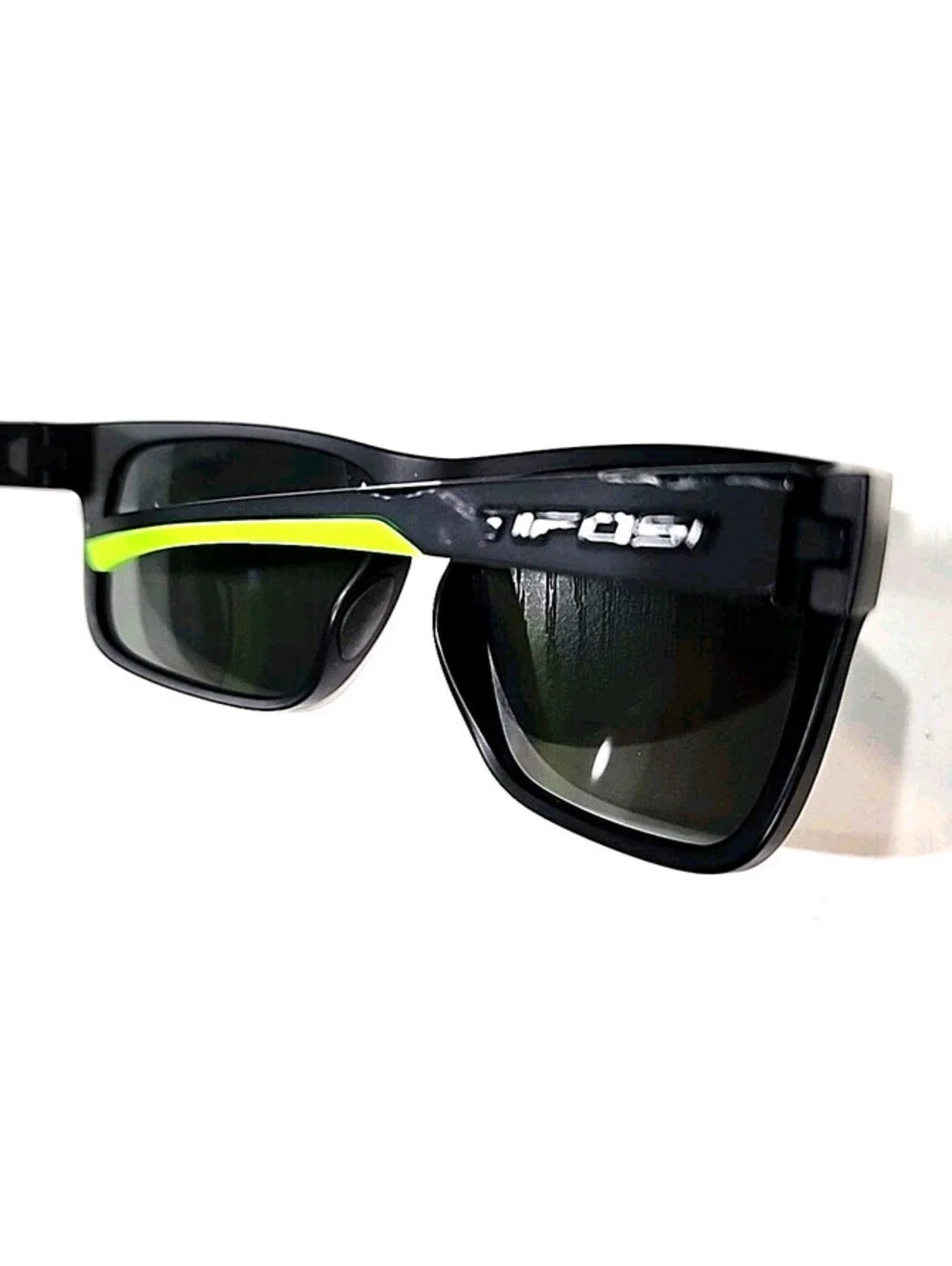 Tifosi Optics Swick Black Gray Square Sunglasses BG
